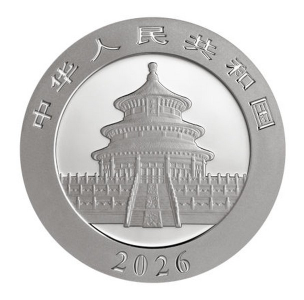 PANDA 2026 coin China (Chinese) Panda Coloured – 30g stříbrná mince barevná