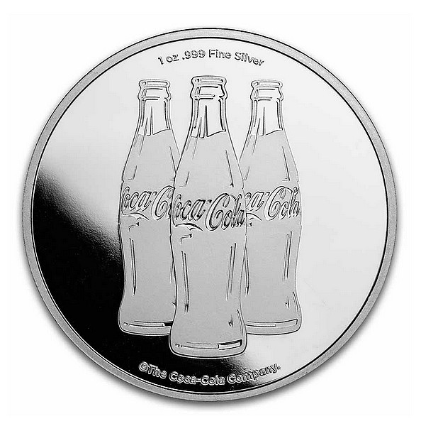 COCA COLA ZÁTKA Coca-Cola Colorized Round (Bottle Cap)