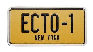 KROTITELÉ DUCHŮ REGISTRAČNÍ ZNAČKA ECTO-1 NEW YORK coin Ghostbusters Octo-1 License Plate Shaped New York – 2 oz stříbrná mince