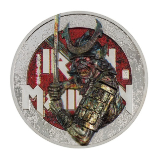 IRON MAIDEN Heavy Metalová kapela Iron Maiden coin Senjutsu – 2 oz stříbrná mince