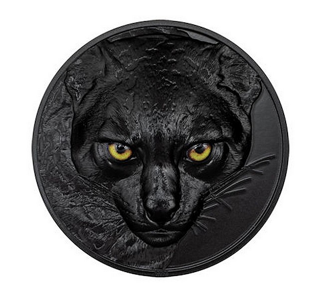 LOVCI V NOCI OCELOT coin Hunters by Night Ocelot – 2 oz stříbrná mince