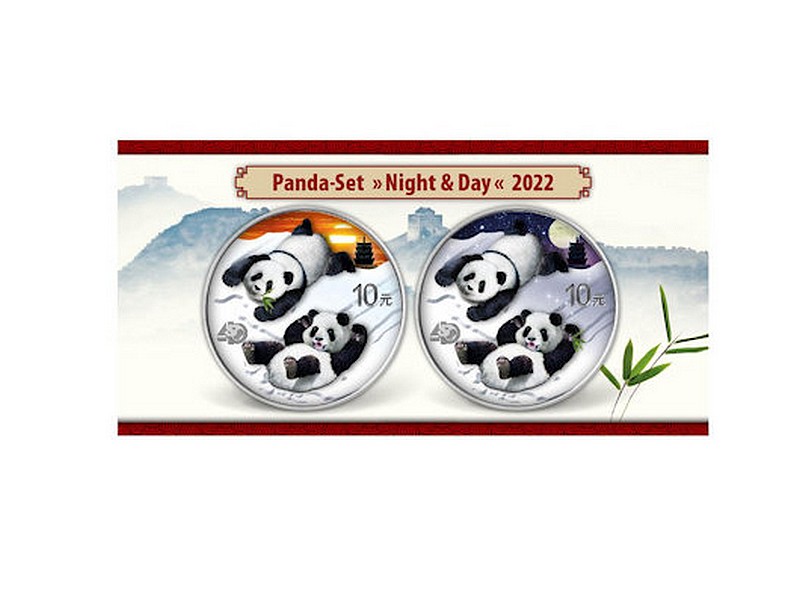PANDA DEN A NOC 2022 Panda Day and Night set - sada 2 mincí (2 x 30g)