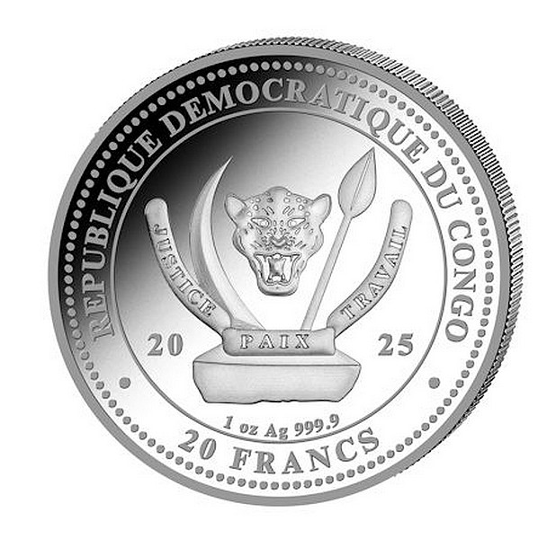 SVĚTOVÁ DIVOKÁ ZVĚŘ LEV coin World‘s Wildlife The Lion gilded – 1 oz stříbrná mince pozlacená