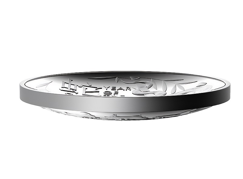 ROK HADA 2025 coin Year of the Snake RAM – 1 oz stříbrná mince Kupolová ražba